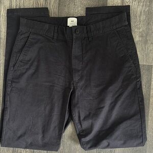 H&M Navy Skinny Chinos Cotton Twill